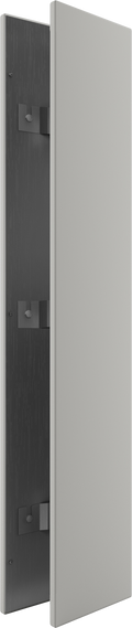 45°-perspectief, frameless met montagebeugels
