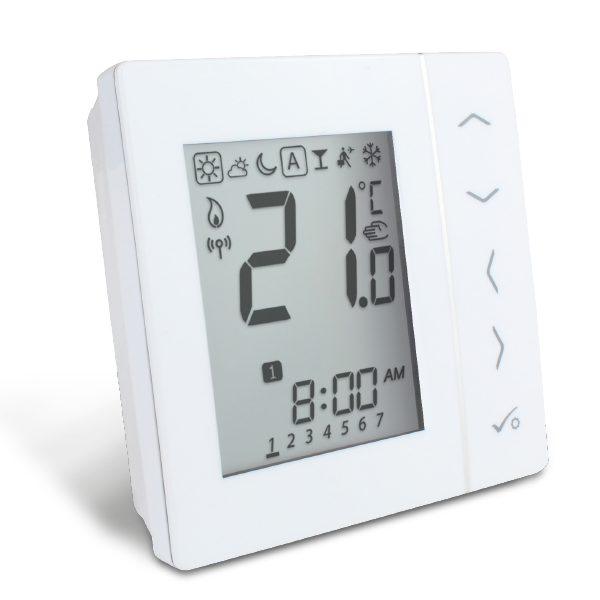 Opbouwthermostaat met LCD