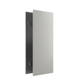Vooraanzicht, frameless RAL 9016 wit